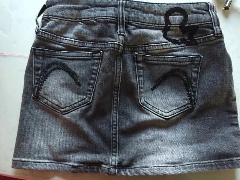 Falda de mezclilla H&M suéter fino ikks 8/10 años – photo 2